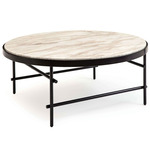 Cesario Coffee Table - Black / Marble