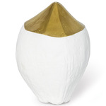 Coco Vase - Gold / White