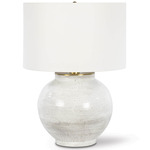 Deacon Table Lamp - White / White