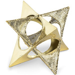 Delta Star Object - Polished Brass