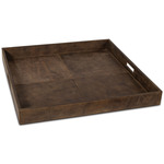 Derby Square Serving Tray - Brown