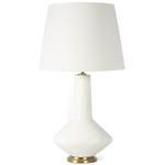 Kayla Table Lamp - White / White
