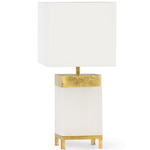 Lily Table Lamp - Alabaster / White