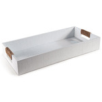 Logia Rectangle Serving Tray - White