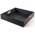 Logia Square Serving Tray - Dark Gray