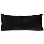 Morgan Rectangular Pillow - Black Hide