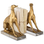 Norman Bookends - Antique Gold