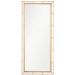 Plaza Rectangular Mirror - Gold Leaf / Mirror