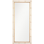 Plaza Rectangular Mirror - Gold Leaf / Mirror