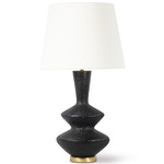 Poe Table Lamp - Black / White