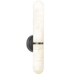 Salon Dual Wall Sconce - Oil Rubbed Bronze / Alabaster