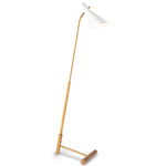 Spyder Floor Lamp - Brass / White