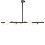 Styx Linear Chandelier - Oil Rubbed Bronze / Alabaster