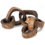 Wooden Links Centerpiece - Natural