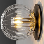Pulsar Wall Sconce - Lacquered Burnished Brass / Dries Ribbon