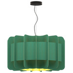 Clarissa Pendant - Black / Petrol / Ash