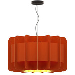 Clarissa Pendant - Black / Terracotta/ Ash