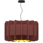 Clarissa Pendant - Black / Violet / Ash
