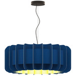 Clarissa Pendant - Black / Blue/ Ash