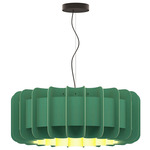 Clarissa Pendant - Black / Petrol / Ash