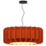 Clarissa Pendant - Black / Terracotta / Ash