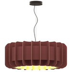 Clarissa Pendant - Black / Violet / Ash