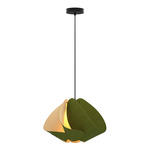 Matilda Pendant - Black / Green / Ash