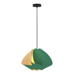 Matilda Pendant - Black / Petrol / Ash