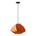 Matilda Pendant - Black / Terracotta/ Ash