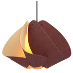Matilda Pendant - Black / Violet / Ash
