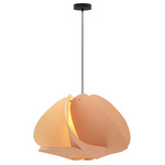 Matilda Pendant - Black / Rose / Ash