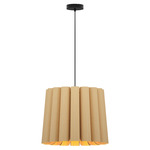 Renata Medium Pendant - Black / Ash/ Ash