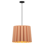Renata Medium Pendant - Black / Rose / Ash