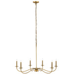 Arrington Chandelier - Rubbed Brass