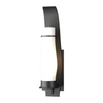 Sea Coast Outdoor Wall Sconce - Coastal Black / Opal