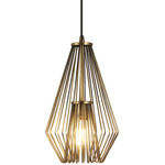 Quintus Pendant - Rubbed Brass