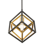 Euclid Mini Pendant - Bronze / Olde Brass