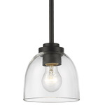 Ashton Mini Pendant - Bronze / Clear