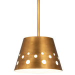 Katie Pendant - Rubbed Brass