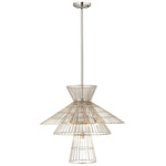 Alito Chandelier - Polished Nickel