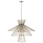 Alito Chandelier - Polished Nickel