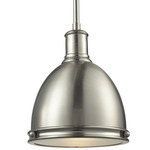 Mason Mini Pendant - Brushed Nickel / Brushed Nickel