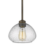 Amon Mini Pendant - Olde Bronze / Clear Seedy / Clear Seedy