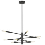 Ascension Linear Chandelier - Matte Black