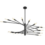 Ascension Linear Chandelier - Matte Black