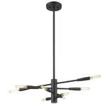 Ascension Linear Chandelier - Matte Black