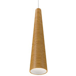 Conical Tall Pendant - Cathedral Freijo