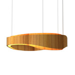 Horizon Ring Pendant - Teak