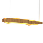 Horizon Linear Pendant - Louro Freijo