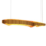 Horizon Linear Pendant - Teak